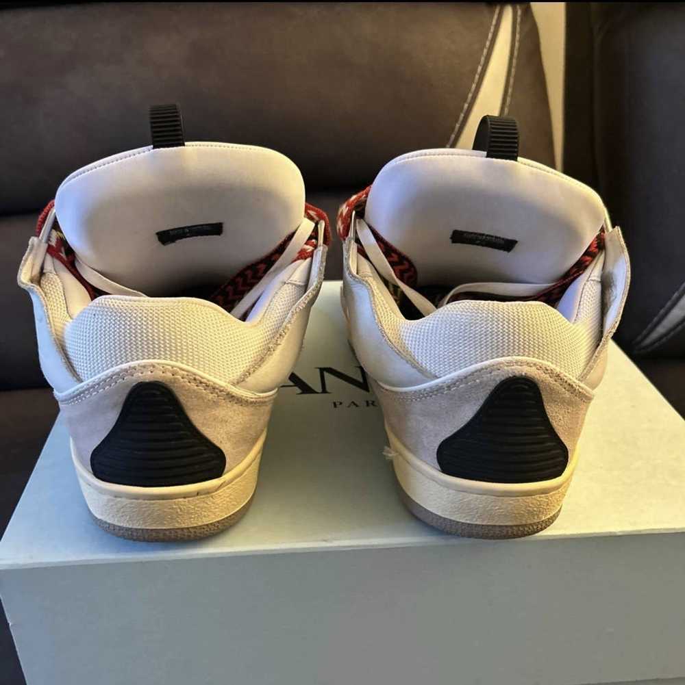 Lanvin Lavin Curb White Sneakers - image 5