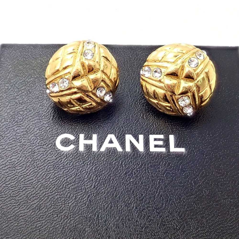 Chanel Rare! Vintage Chanel Paris France Crystal … - image 4