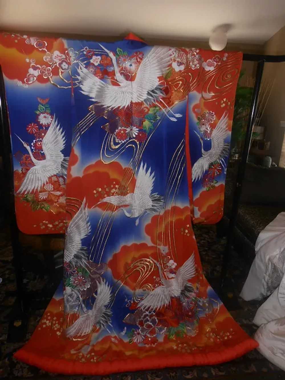 Japanese UCHIKAKE Wedding Kimono Dress Embroidere… - image 2