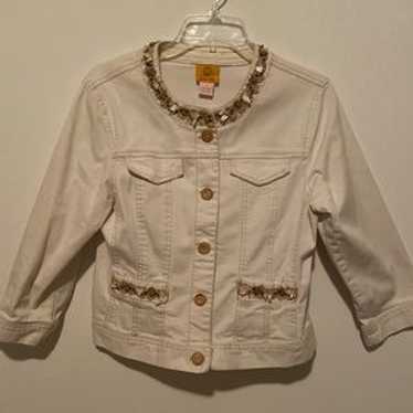 Ruby Rd. Jacket With Seashell & Bead Trim - image 1