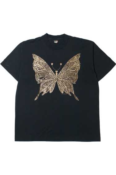 Vintage 1989 Gold Butterfly Single Stitch T-Shirt