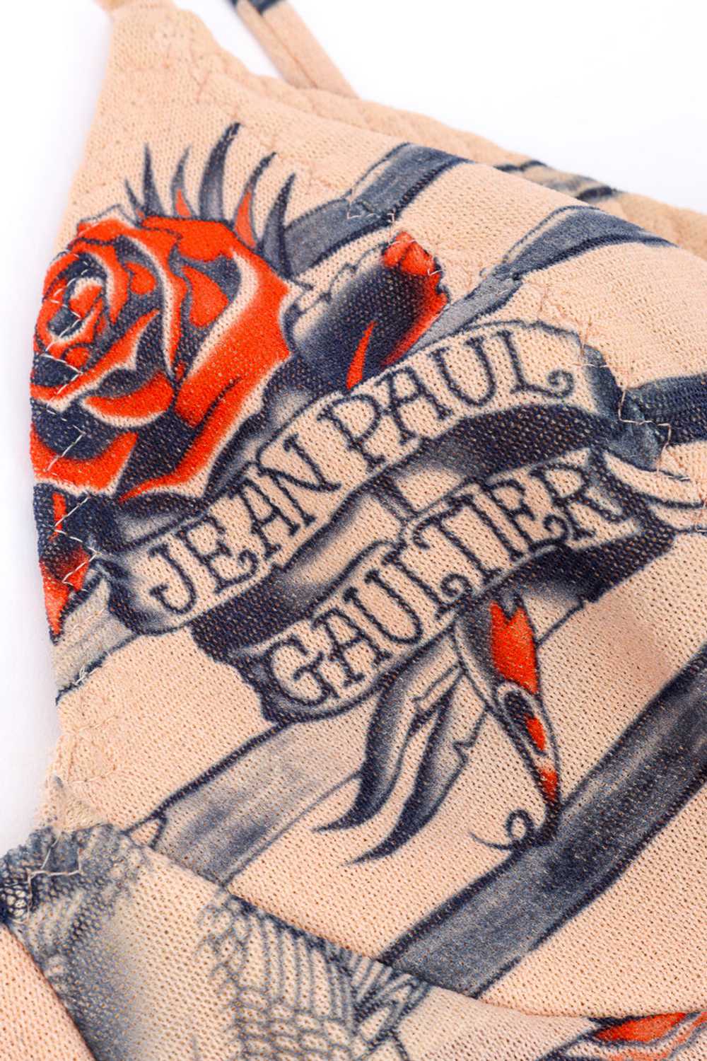 JEAN PAUL GAULTIER 2012 S/S Soleil Tattoo Dress - image 7