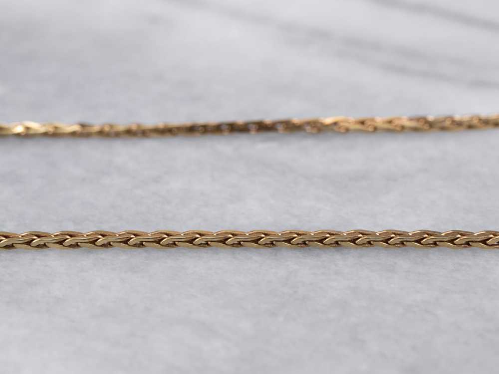 Vintage Woven Link Chain - image 4
