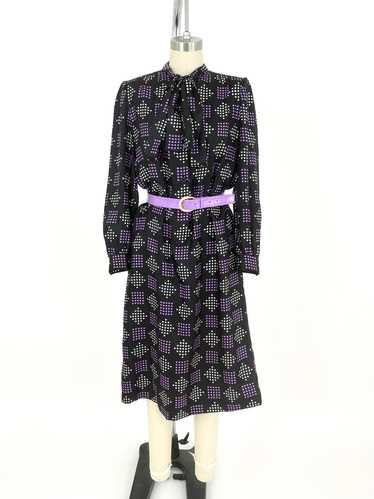 Givenchy Nouvelle Boutique Silk Belted Dress - image 1