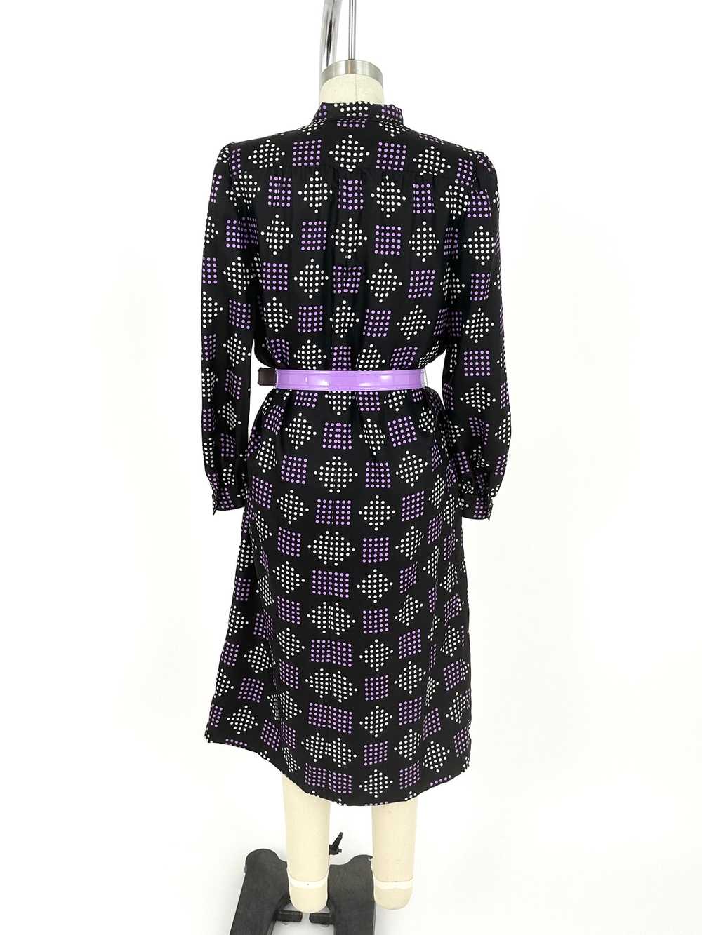 Givenchy Nouvelle Boutique Silk Belted Dress - image 2