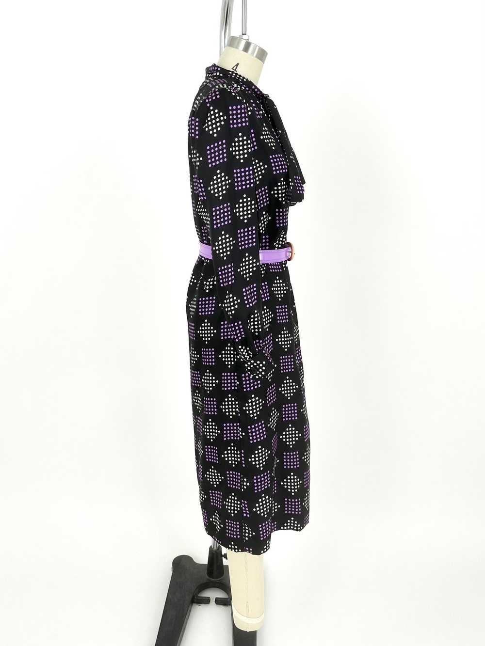 Givenchy Nouvelle Boutique Silk Belted Dress - image 3