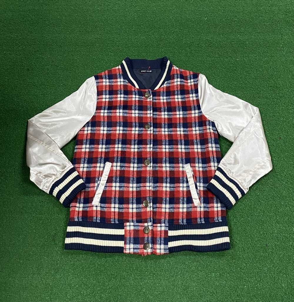 Flannel × Japanese Brand × Varsity Jacket CHIP CL… - image 1