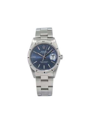 Rolex pre-owned Oyster Perpetual Date 34mm - Blue
