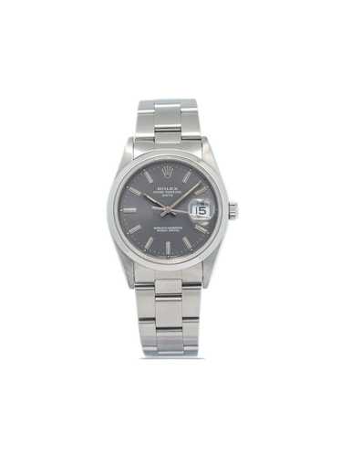 Rolex 1993 pre-owned Oyster Perpetual Date 34mm -… - image 1