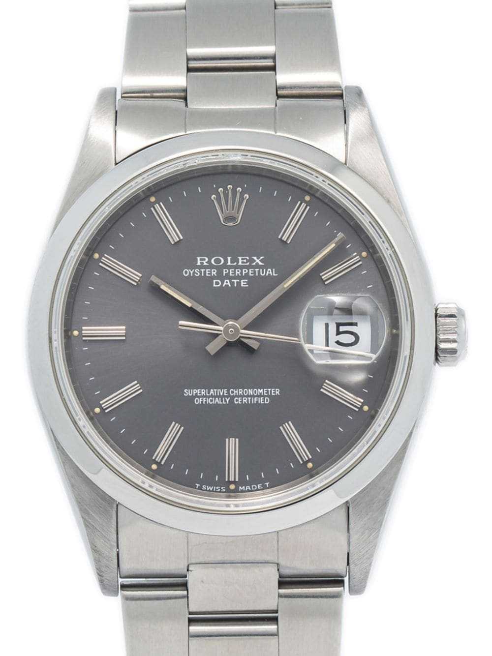 Rolex 1993 pre-owned Oyster Perpetual Date 34mm -… - image 2
