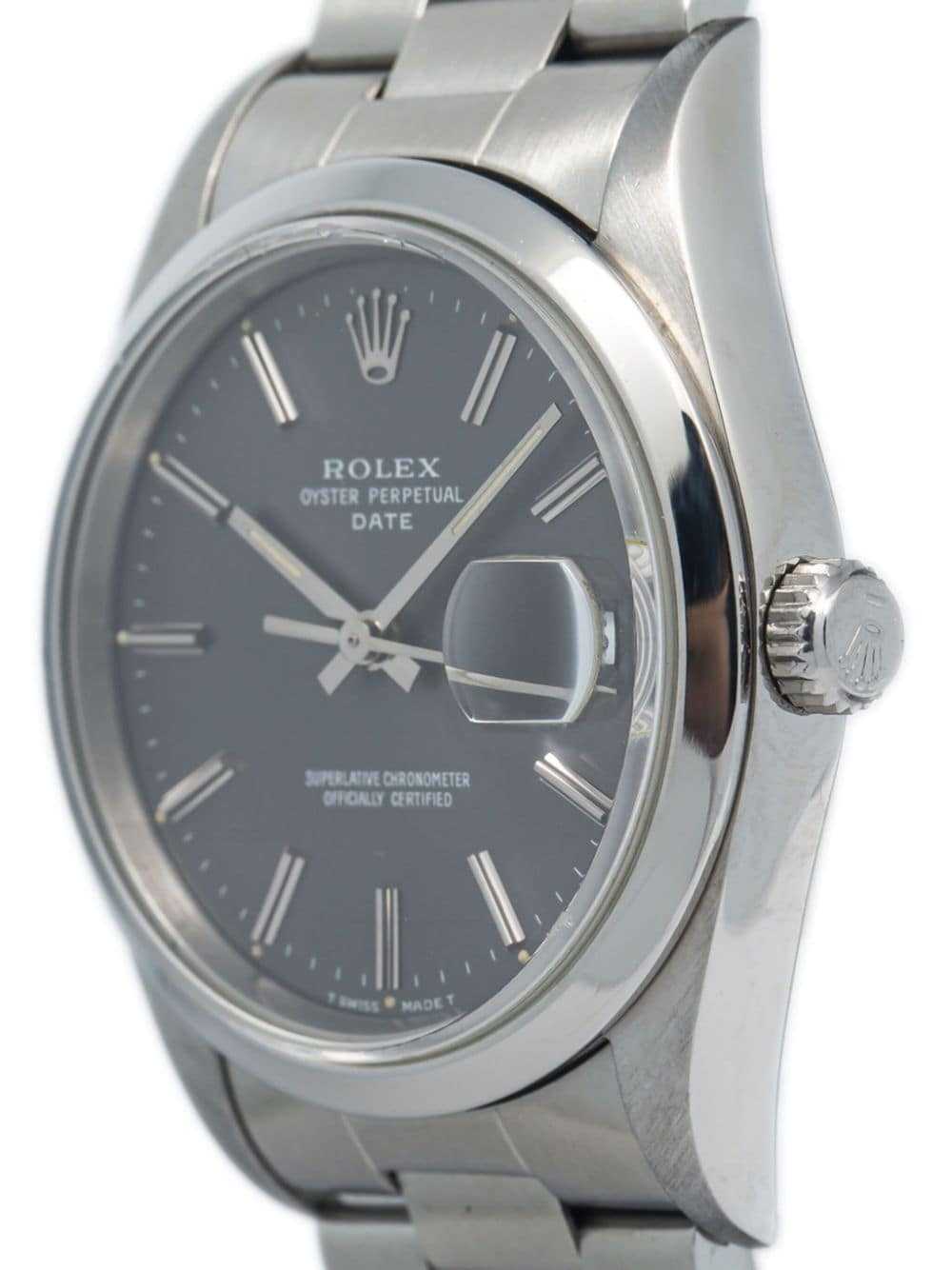 Rolex 1993 pre-owned Oyster Perpetual Date 34mm -… - image 3