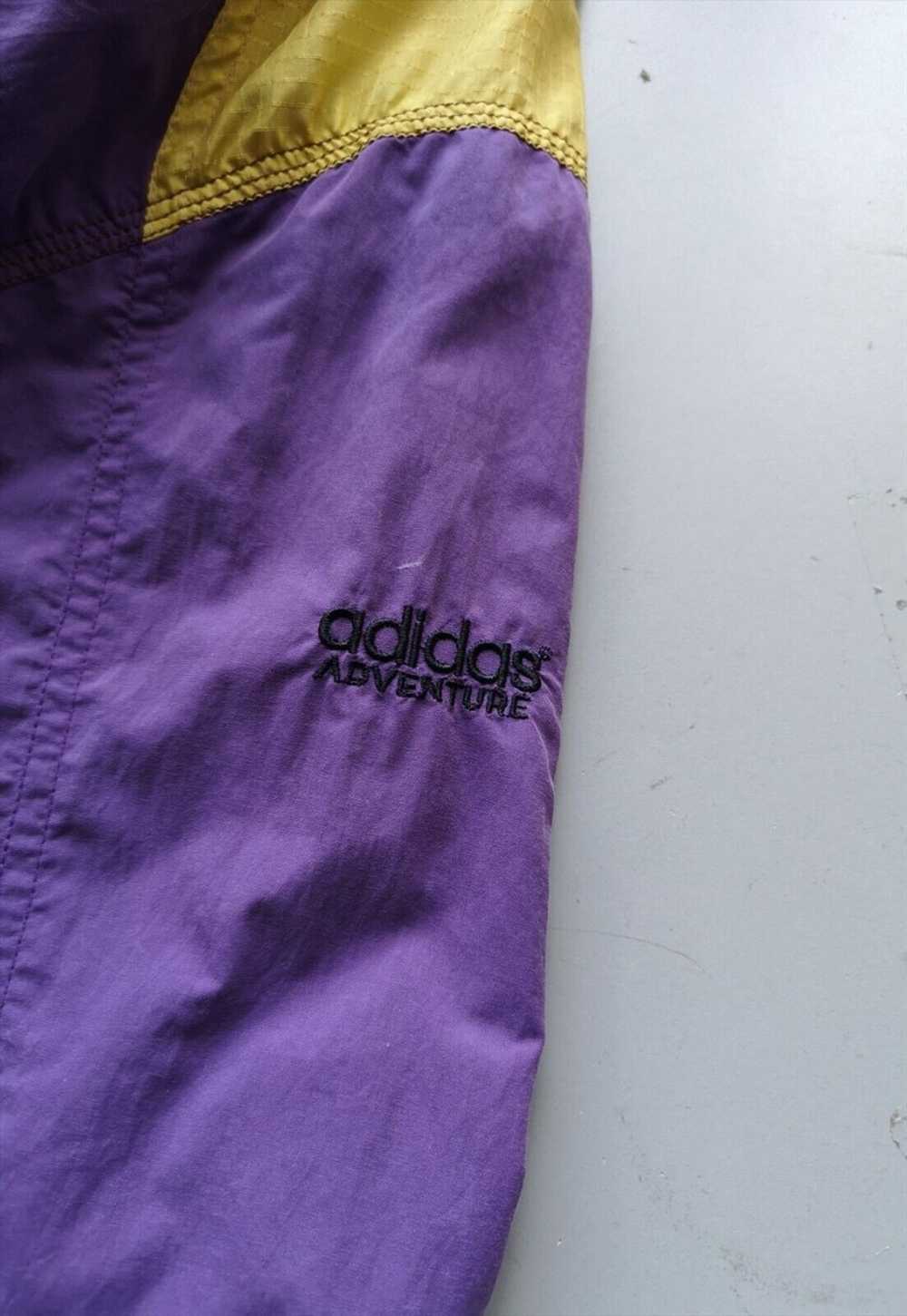 90's Adidas Adventure Adi-Tech Hooded Rain Jacket… - image 5
