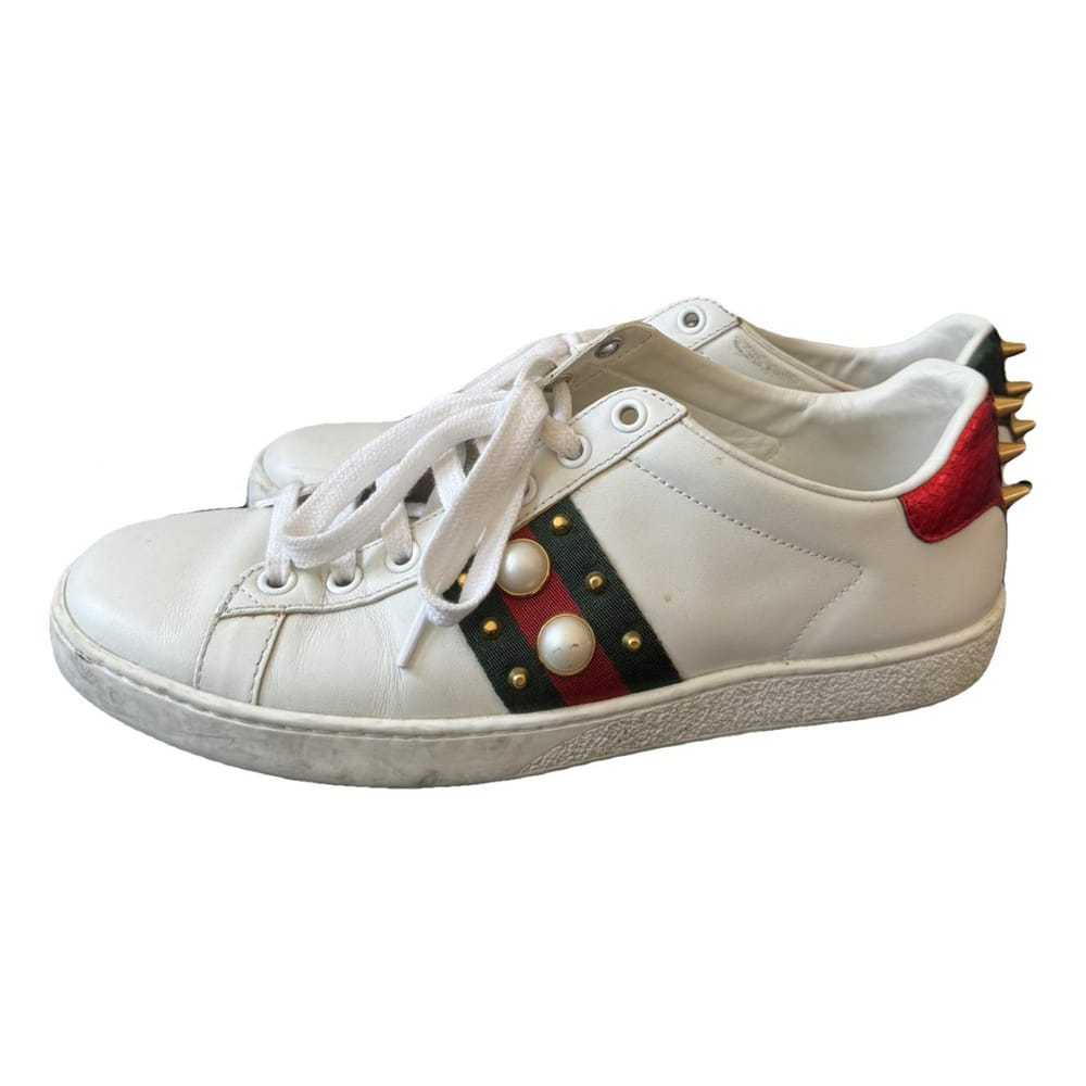 Gucci Ace leather trainers - image 1