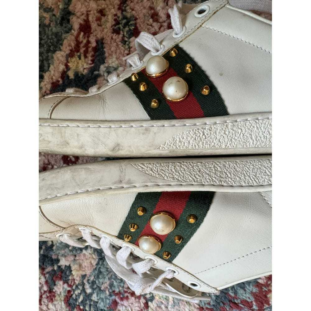 Gucci Ace leather trainers - image 2