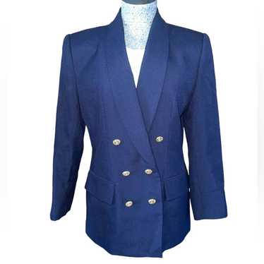 Collections for Le Suit Womens 2 Piece Pants Suit Size 12P Navy Blue
