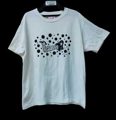 Louis Vuitton Dot T-shirt Women Size XS White Black Used RW171B AQG FBTS27