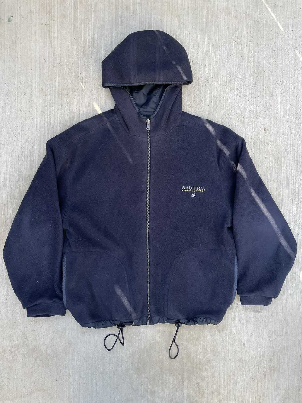 Nautica Nautica reversible nylon/fleece zip up - image 3