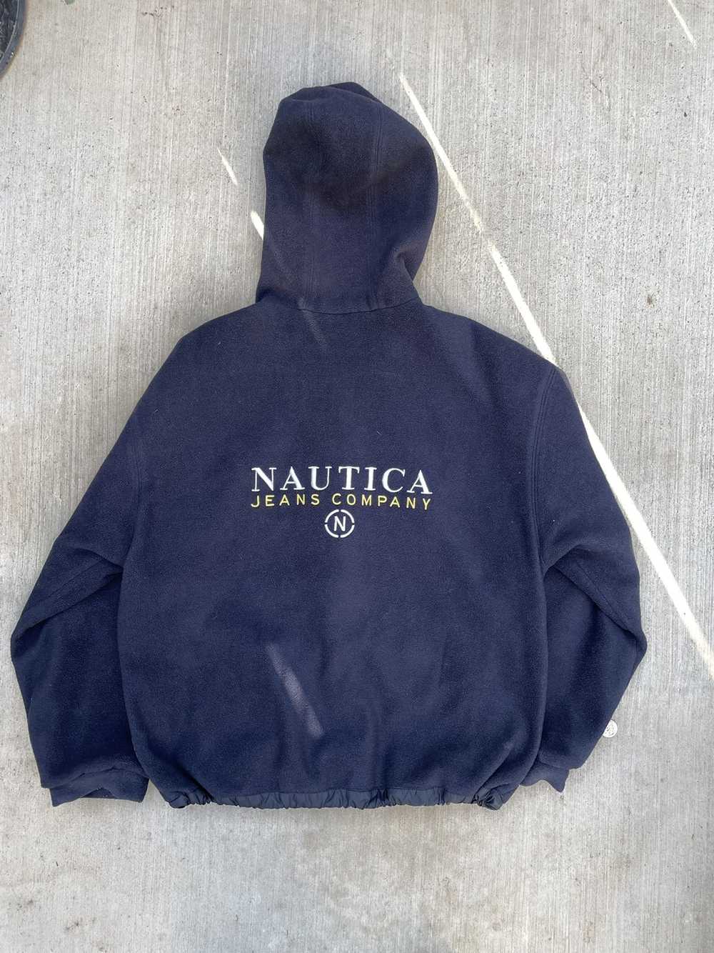 Nautica Nautica reversible nylon/fleece zip up - image 4