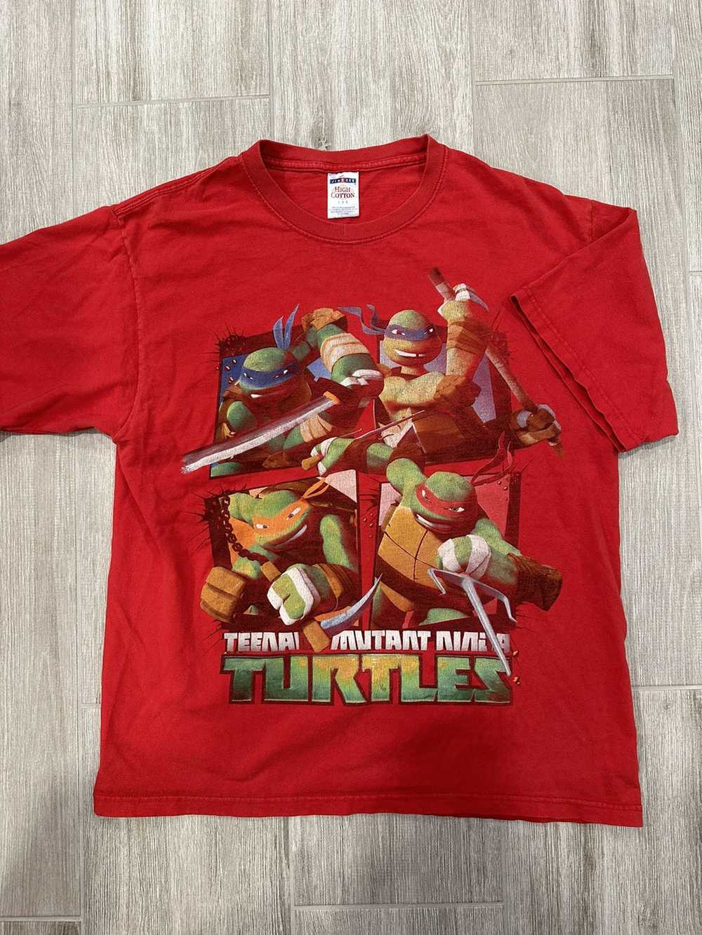 Vintage Teenage Mutant Ninja Turtles Red Tee - Gem