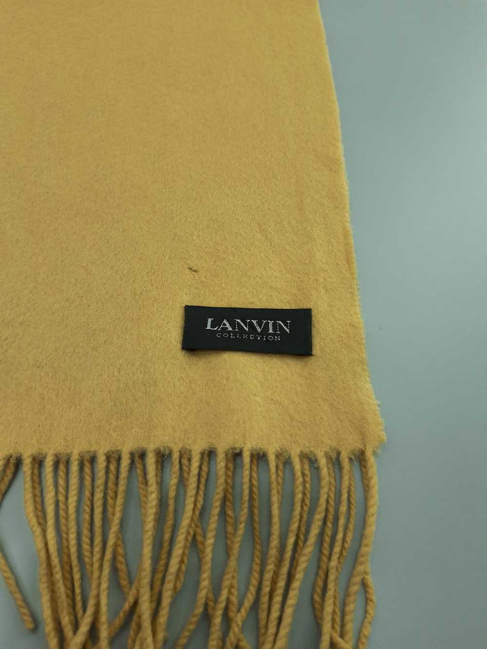 Lanvin × Vintage Lanvin Scarf / Muffler / Wool - … - image 4