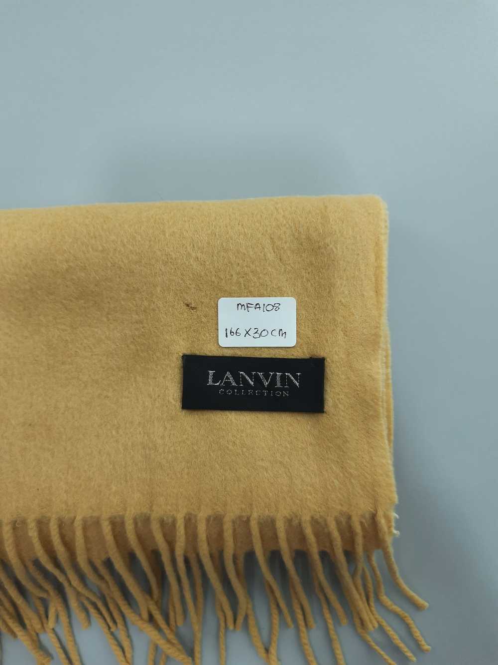 Lanvin × Vintage Lanvin Scarf / Muffler / Wool - … - image 6