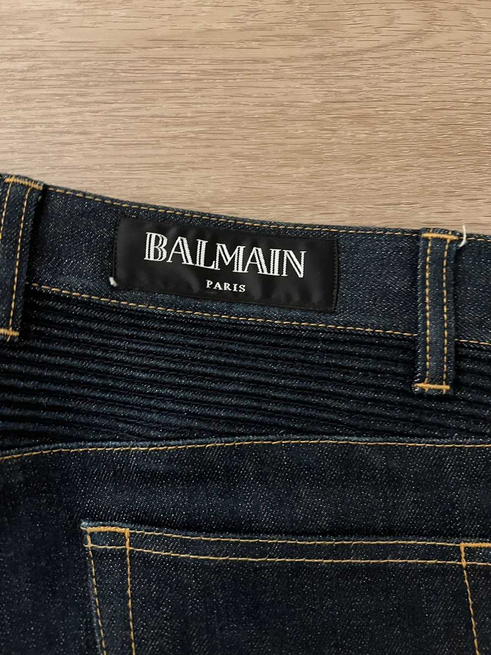 Balmain Pokemon Monogram Denim Pants in Yellow for Men