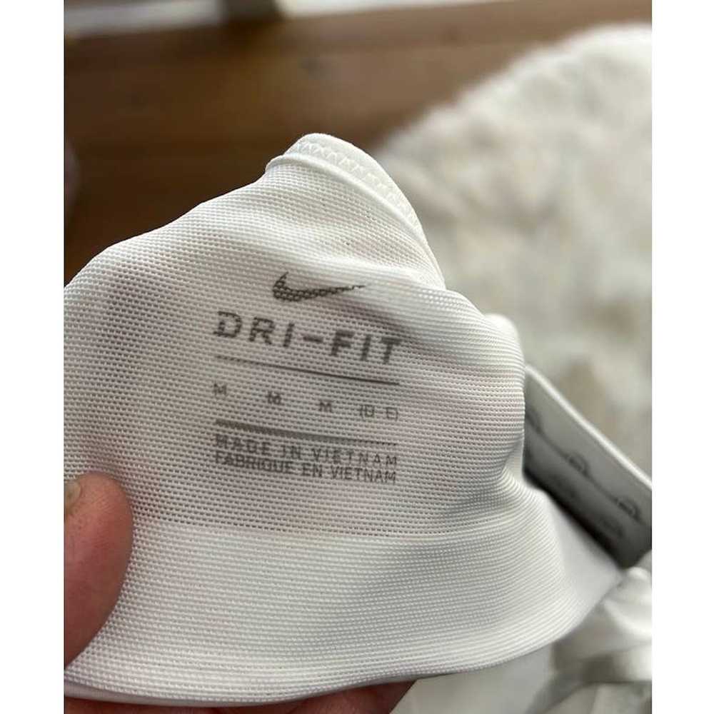 Nike Nike white racer back dri-fit sports bra siz… - image 3
