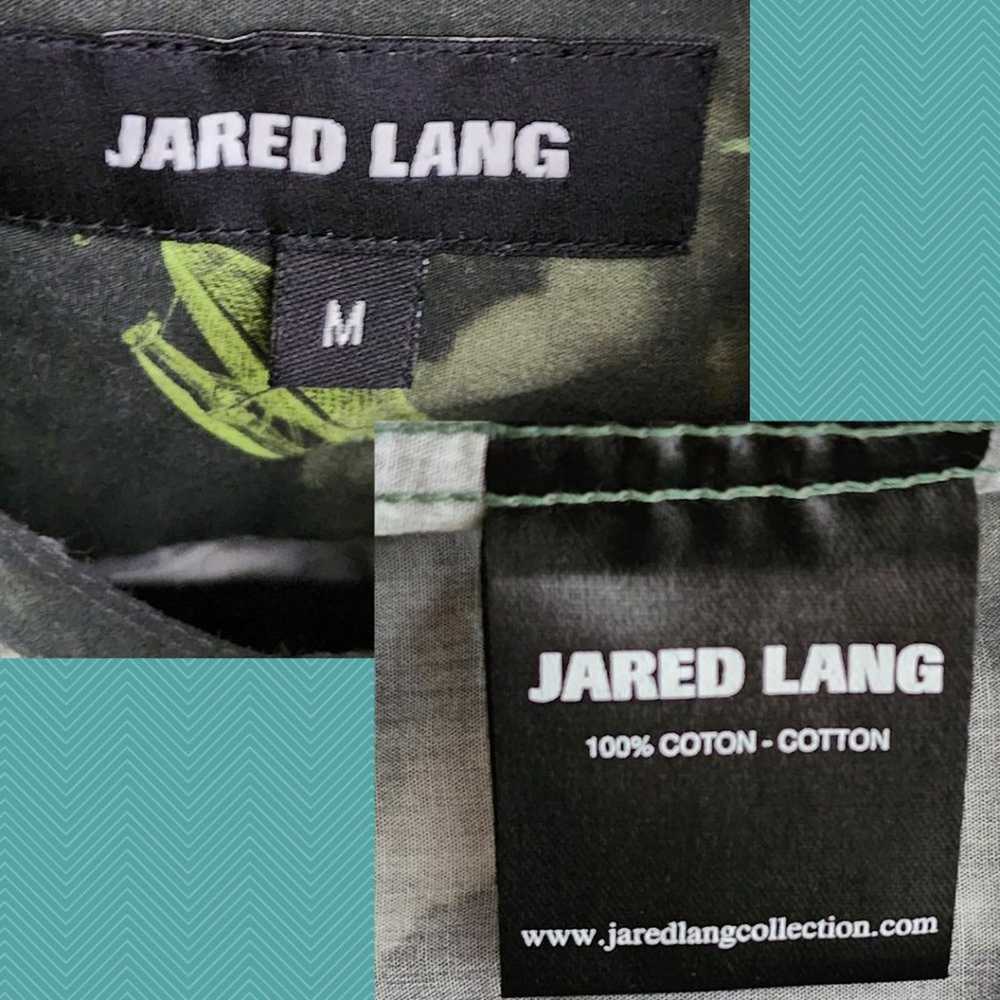 Jared Lang Jared Lang Green Aviation Theme Printe… - image 4