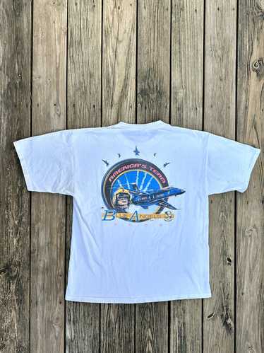 Vintage blue angels shirt - Gem