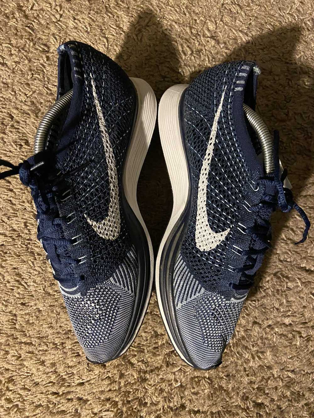 Nike Size 11 - Nike Flyknit Racer Blue Tint 2016 - image 3