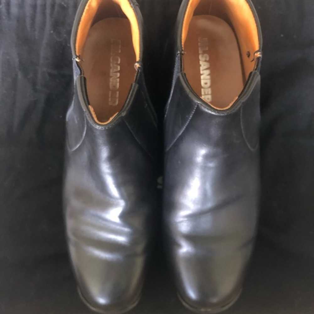 Jil Sander Jil Sander Leather Slip-On Shoes - image 1