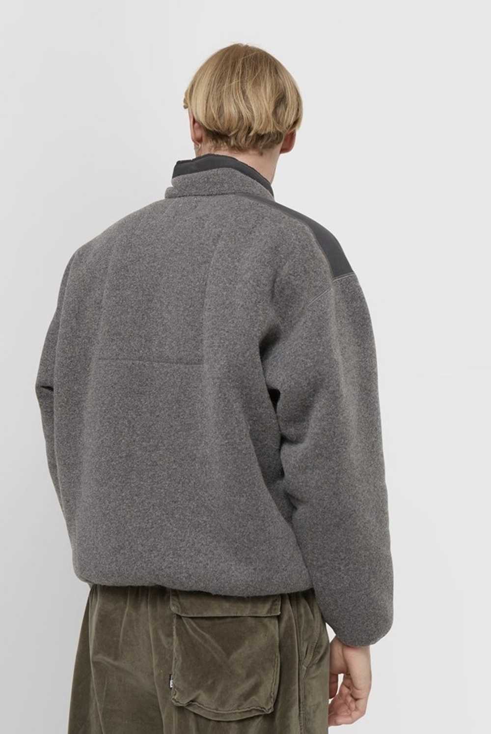 Cav Empt Grey Furry Back Fleece Zip Up - image 2