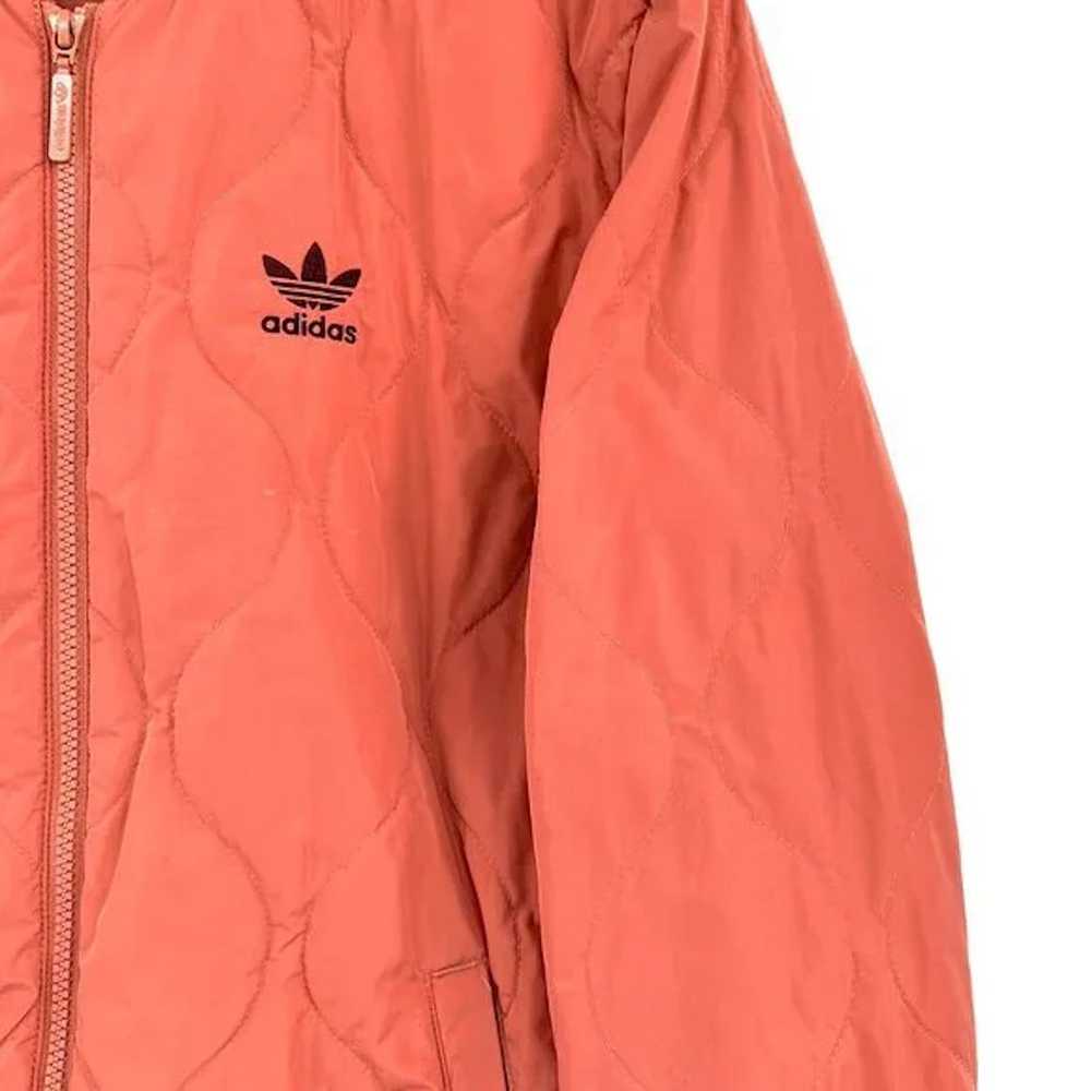 Adidas Fallen Future Coral Pink Quilted Zip-Up Bo… - image 4