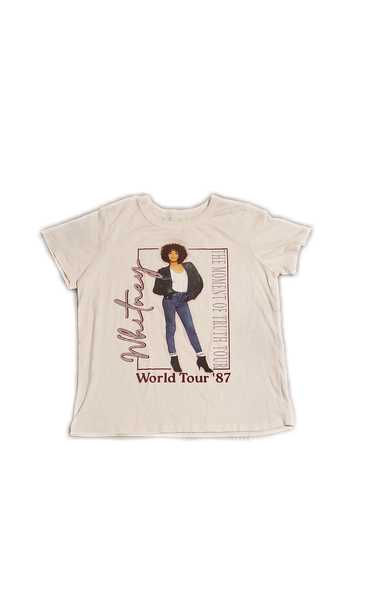 Rap Tees Whitney Houston World Tour 87' T-Shirt in