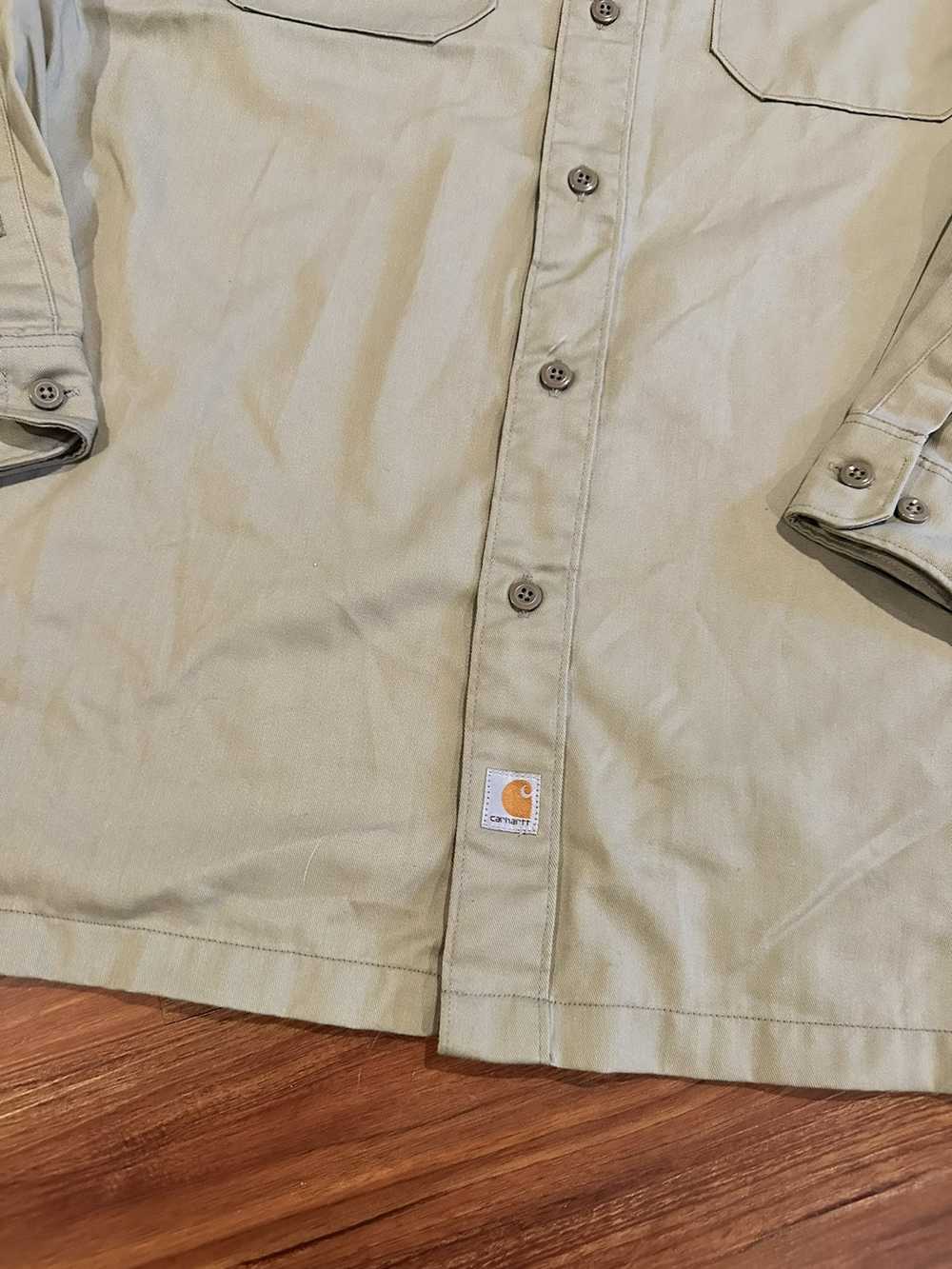 Carhartt Carhartt Workwear Button Up Pocket Long … - image 2