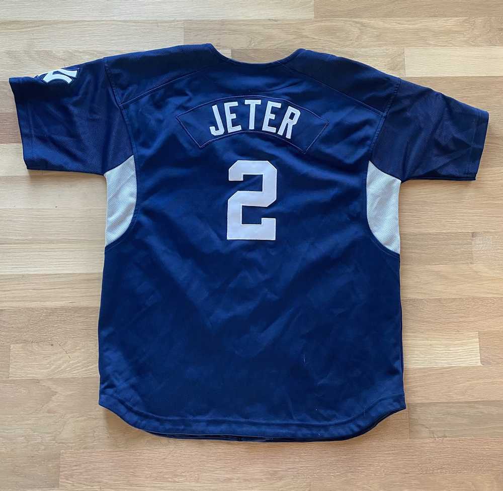 Nike, Shirts, Vintage Mens Nike Derek Jeter New York Yankees Mlb Baseball  Sewn Jersey Xl