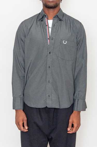 Fred Perry Small Checked Shirt Black and white - image 1
