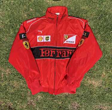 Vintage ferrari racing jacket   Gem
