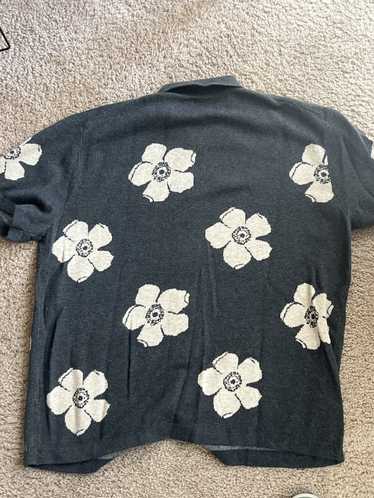 Abercrombie & Fitch Hawaiian Fleece Button Up Shir