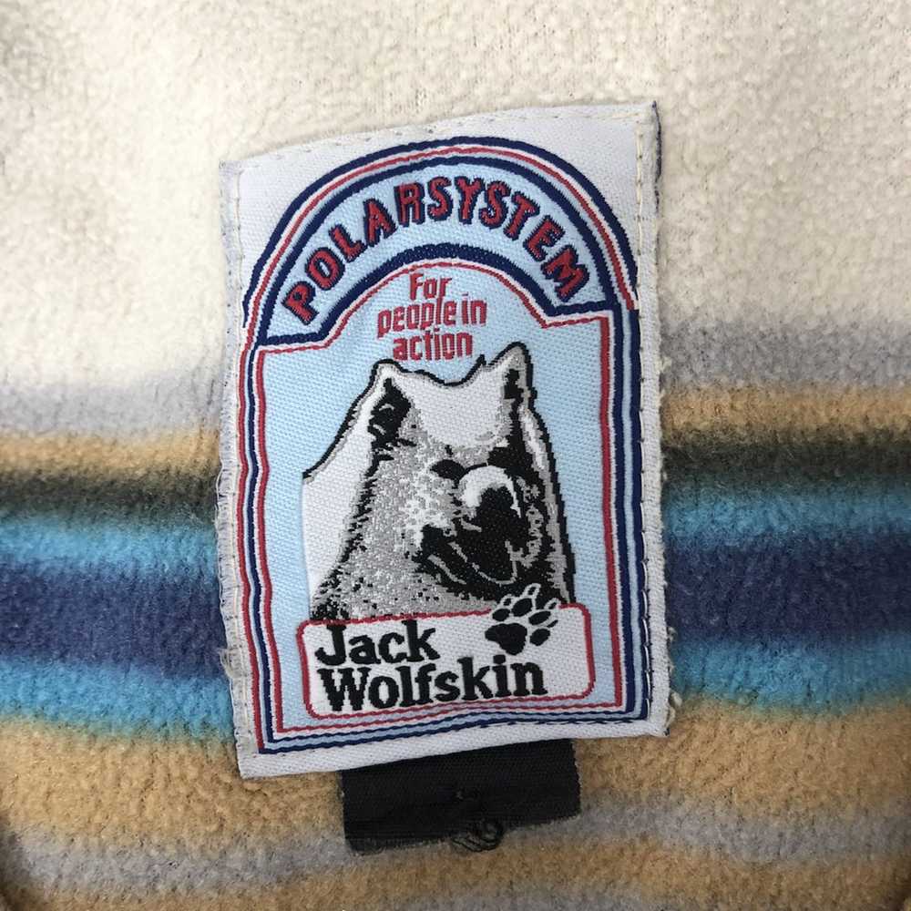 Jack Wolfskins Vtg JACK WOLFSKIN x POLARTEC Strip… - image 4