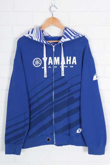 YAMAHA RACING Royal Blue Zip Up Sweatshirt (XXL)