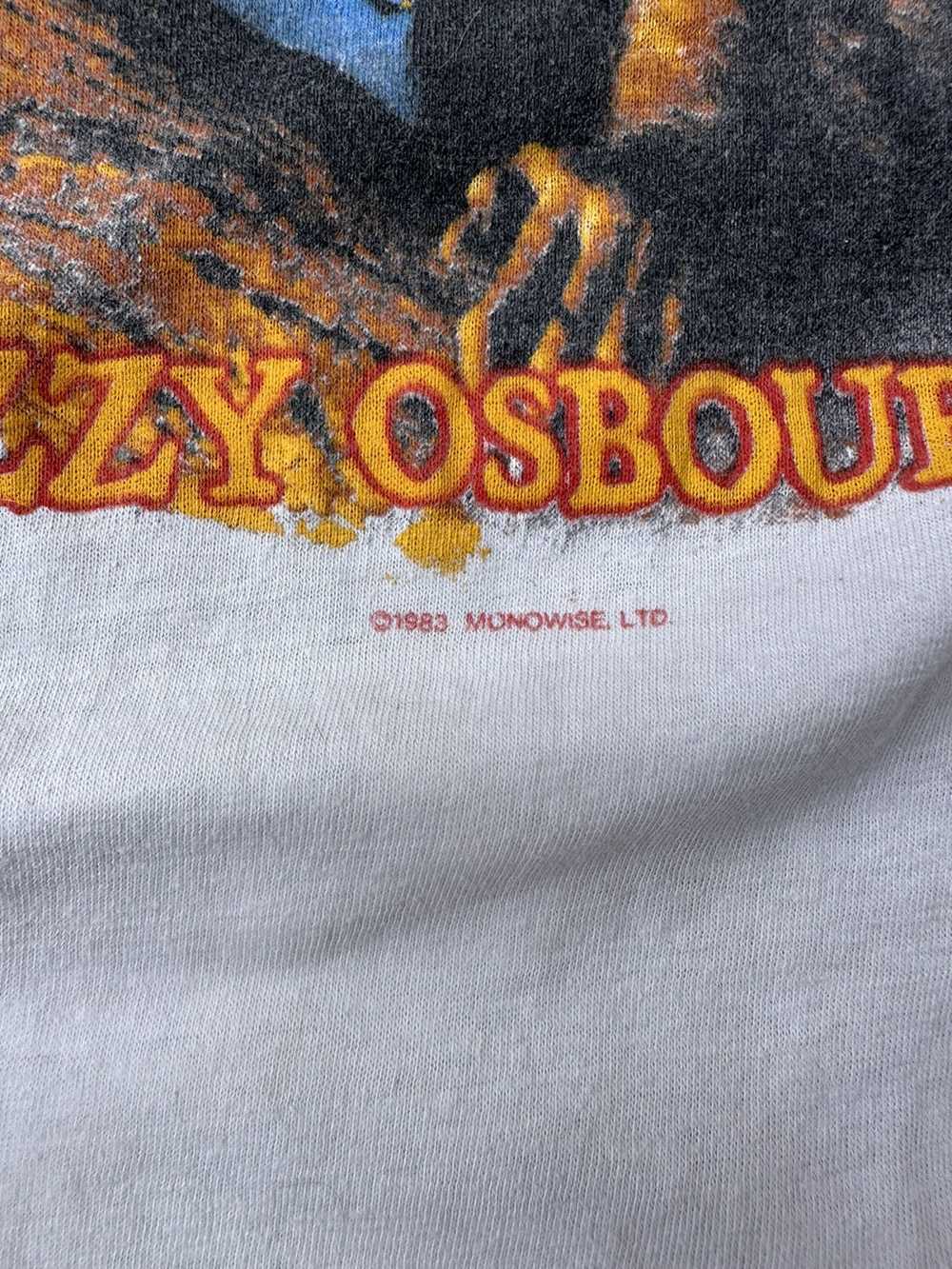 Band Tees × Ozzy Osbourne Concert Tee × Vintage R… - image 3