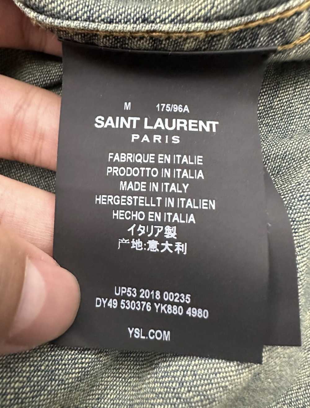 Saint Laurent Paris Saint Laurent Paris Denim Shi… - image 4
