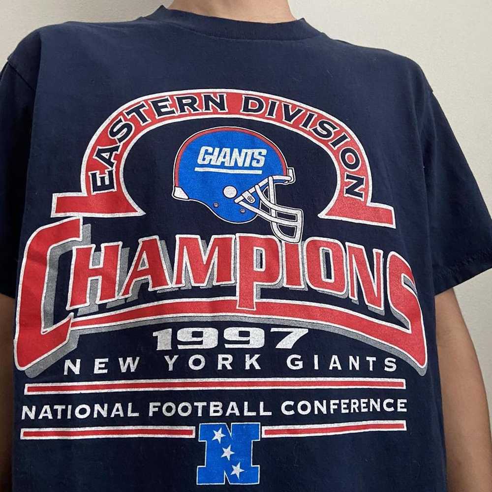 NEW YORK GIANTS VINTAGE 1990'S EASTERN DIVISION CHAMPIONS T-SHIRT