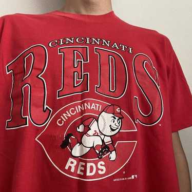 Cincinnati Reds Authentic Majestic Vintage Y2K Graphic T Shirt XL Made in  USA