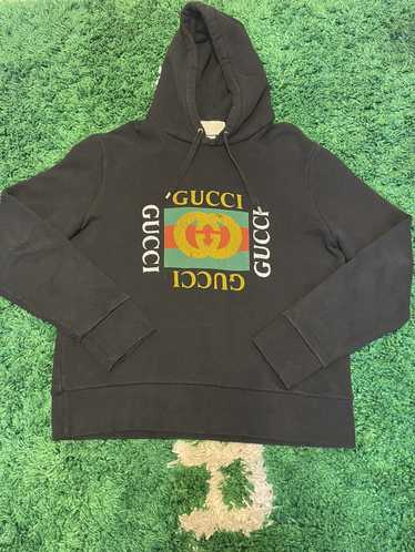 Gucci hoodie fake clearance logo