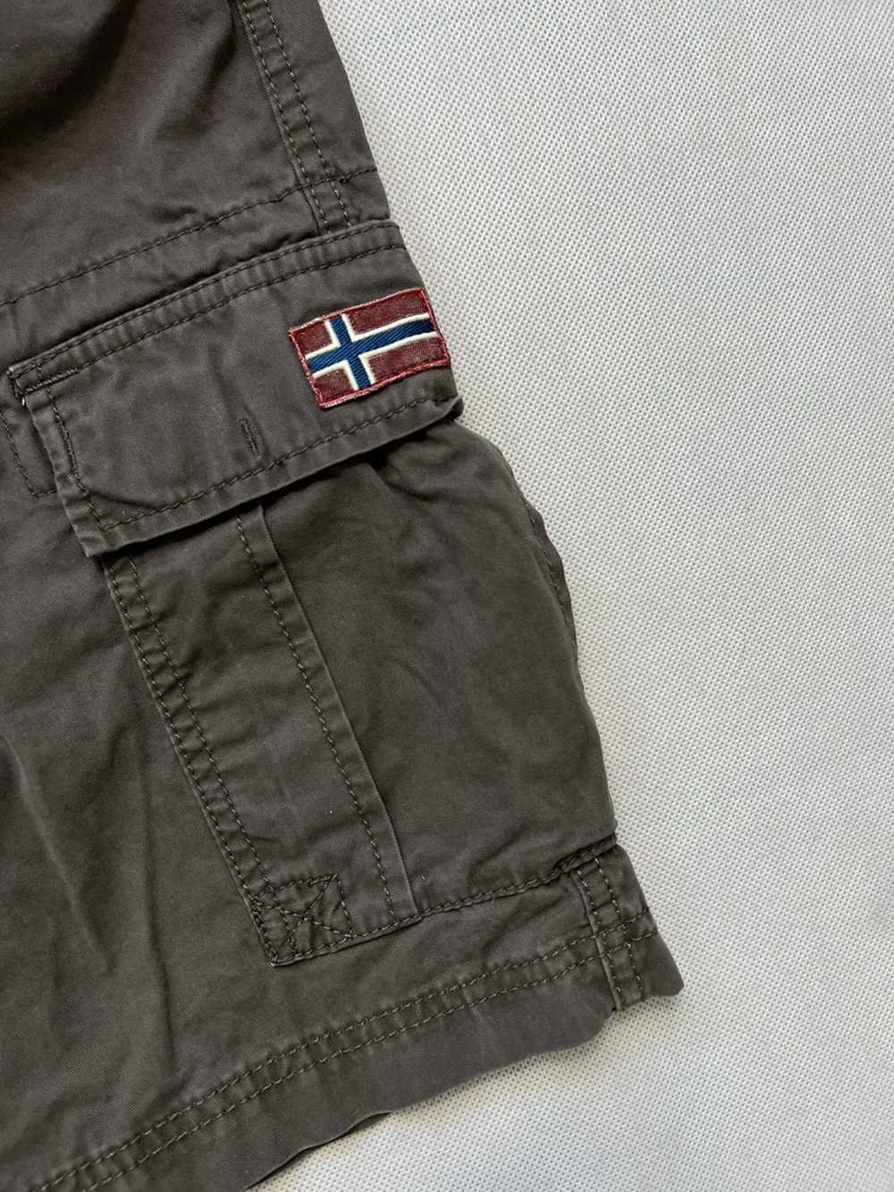 Napapijri Shorts Napapirji brown vintage logo - image 4