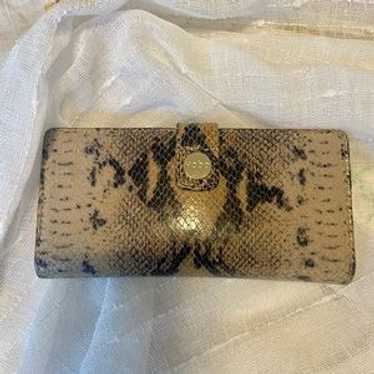 Hobo Brand Python Wallet/Billfold With Red Interi… - image 1