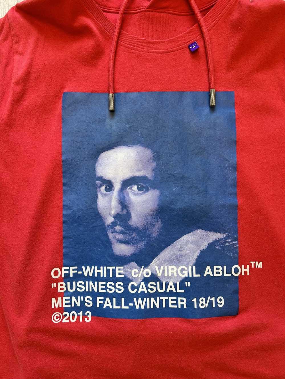 Off-White Off-White Bernini Hoodie Red - 2 Layer - image 4