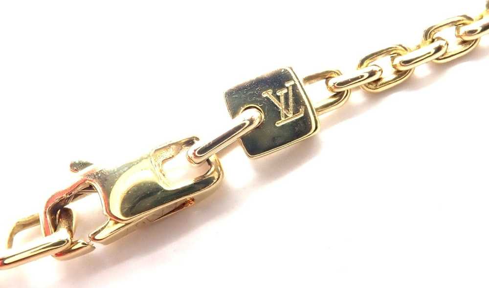 Louis Vuitton 18k Yellow Gold Quartz Purse Bag Pe… - image 7